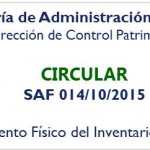 Imagen Circular SAF 014/10/2015