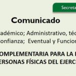 Imagen Información Complementaria – Declaración Anual 2018