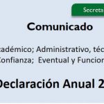 Imagen Comunicado Sobre la Declaración Anual 2018